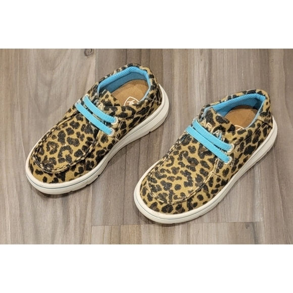 Ariat Hilo Sparkle Leopard Print Slip-on Shoes size 9 - Picture 1 of 9